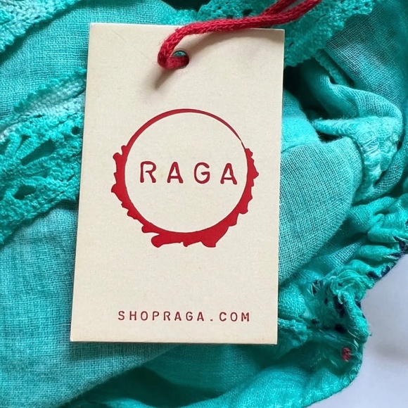 Cotton Maxi Boho Sundress  Raga Size Medium - Picture 6 of 9